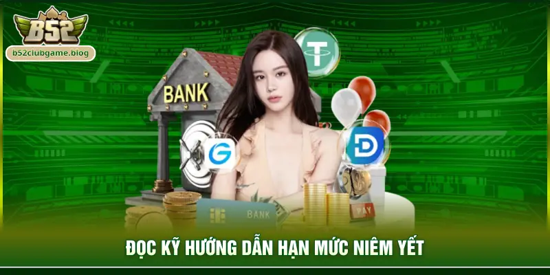 Đọc kỹ hướng dẫn hạn mức niêm yết